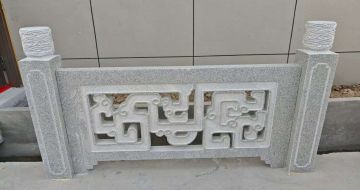 云南芝麻白河道栏杆 桥栏杆