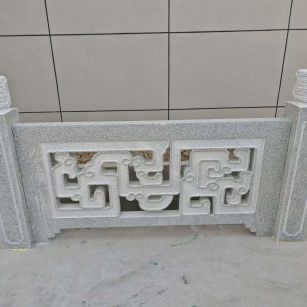 云南芝麻白河道栏杆 桥栏杆