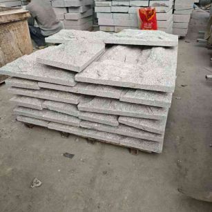 云南芝麻白蘑菇石，自然面