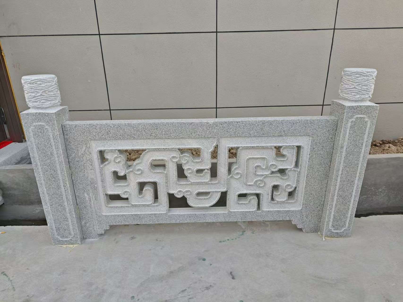 云南芝麻白河道栏杆 桥栏杆